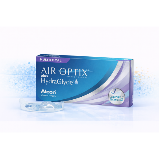 AIR OPTIX Plus HydraGlyde Multifocal para Presbicia